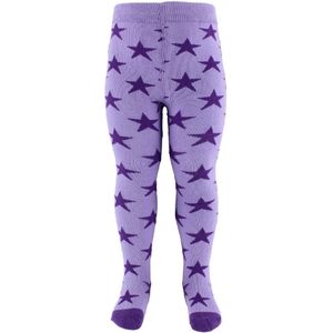 Fuzzies Panty's - Lavendel m. Paars sterren - Fuzzies - 50/56 - Panty's