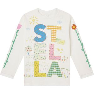 Stella McCartney Kids Blouse - Ivory m. Print - Stella McCartney Kids - 6 jaar (116) - Blouse