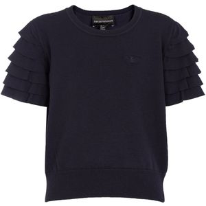 Emporio Armani T-Shirt - Gebreid - Navy - Emporio Armani - 6 jaar (116) - T-Shirts