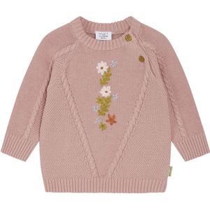 Hust and Claire Blouse - Gebreid - Panya - Dusty Rose m. Bloemen - Hust and Claire - 68 - Shirts