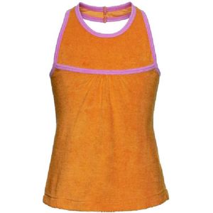 Mala Badstof Top - Oranje m. Roze - Mala - 2 jaar (92) - Tanktop
