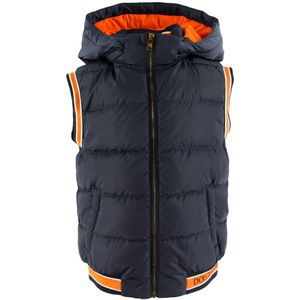 Dolce & Gabbana Donsvest - Navy m. Oranje - Dolce & Gabbana - 10 jaar (140) - Donsvest