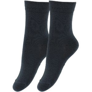 Fuzzies Sokken - 2-pack - Antraciet Grijs - Fuzzies - 17/19 - Sokken