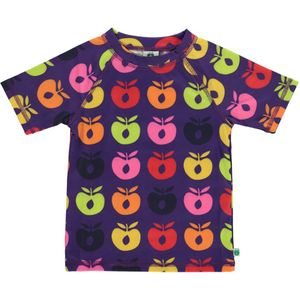 Småfolk Zwemtop - UV50+ - Purple Heart m. Retro Appels - Småfolk - 3-4 jaar (98-104) - Badmode