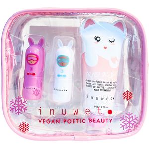 Inuwet Cadeauset - Lippenbalsems/Handcrème - Cotton Candy/CupCak - Inuwet - OneSize - Verzorgingsproducten