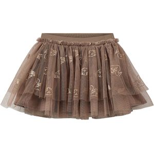 Sofie Schnoor Rok - Tyl - Siggysk - Bruin m. Glitter - Sofie Schnoor - 4 jaar (104) - Rok