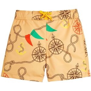 Mini Rodini Zwembroeken - Nautisch - Aop Beige - Mini Rodini - 2-3 jaar (92-98) - Badmode