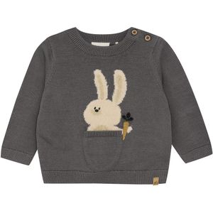 Minymo Blouse Breien - Dark Goud Grey - Minymo - 56 - Shirts