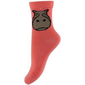 DYR-Cph Sokken - DIER Galop - Roze Nijlpaard - DYR - 25/28 - Sokken