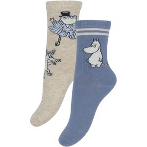 MarMar Sokken - 2-pack - MOOMIN - Dark Nacht - MarMar - 19/21 - Sokken