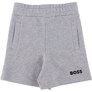 BOSS Sweatshorts - Grijs Gevlekt - BOSS - 10 jaar (140) - Shorts