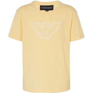 Emporio Armani T-Shirt - Golden Haze m. Logo - Emporio Armani - 7 jaar (122) - T-Shirts