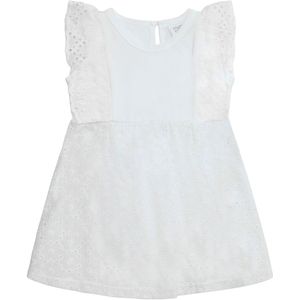 Hust and Claire Body met Rok s/s - Kristi - White m. Borduurwerk - Hust and Claire - 56 - Romper S/S