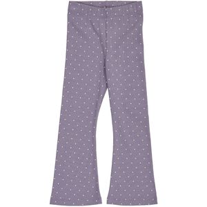 Müsli Broek - Rib - Dot - Lilac Mist/Oak - Müsli - 2 jaar (92) - Broeken - Katoen