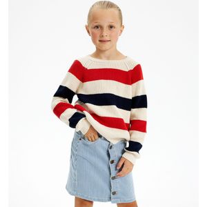 The New Blouse - Gebreid - TnOlly - White Swan Strepen - The New - 3-4 jaar (98-104) - Shirts