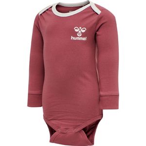 Hummel Romper l/s - hmlMauilino - Donkerroze - Hummel - 56 - Romper L/S