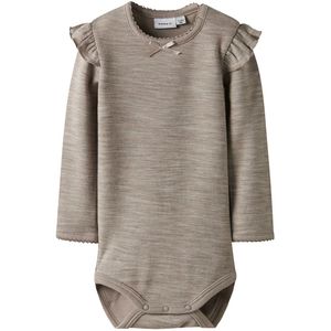 Name It Romper l/s - Wol/Viscose - NbfWyla - Satelliet - Name It - 56 - Romper L/S