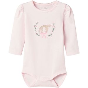 Name It Romper l/s - NbfHannah - Ballerina m. Print - Name It - 50 - Romper L/S