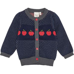 Flöss Cardigan - Gebreid - Esther - Navy Space - Flöss - 2 jaar (92) - Cardigan