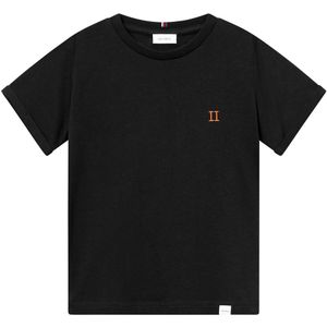Les Deux T-Shirt - Nørregaard - Noos - Zwart/Oranje - Les Deux - 98/104 - T-Shirts
