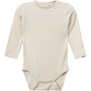 Sofie Schnoor Romper l/s - Rib - DicteSB - Off White - Sofie Schnoor - 62 - Romper L/S