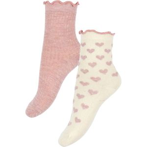 Minymo Sokken - 2-pack - Light Rose - Minymo - 19/22 - Sokken