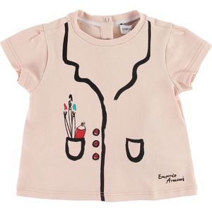 Emporio Armani T-Shirt - Poeder - Emporio Armani - 74 - T-Shirts