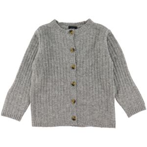 Petit by Sofie Schnoor Cardigan - Gebreid - Grey Melange - Petit by Sofie Schnoor - 68/74 - Cardigan