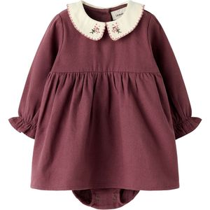 Lil Atelier Body met Rok l/s - NbfRebel - Catawba Grape - Lil Atelier - 68 - Romper L/S