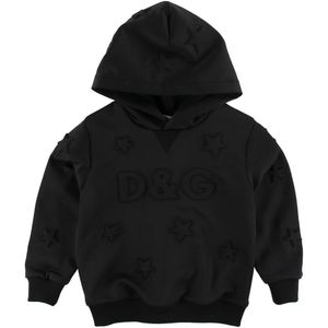 Dolce & Gabbana Hoodie - Zwart m. Logo - Dolce & Gabbana - 4 jaar (104) - Hoodie
