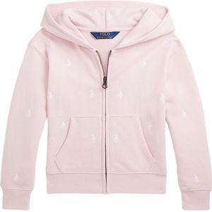 Polo Ralph Lauren Cardigan - Roze/Wit M, Logo's - Polo Ralph Lauren - 2 jaar (92) - Cardigan