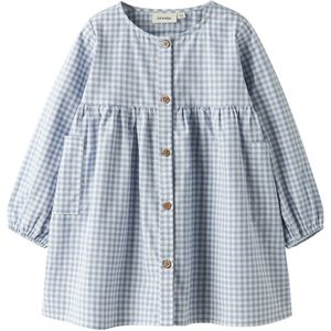 Lil' Atelier Jurk - Loose - NmfTallula - Zen Blue/Wit Geruit - Lil Atelier - 2 jaar (92) - Jurk