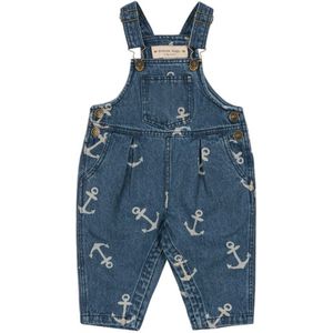 Konges Sløjd Tuinbroek - Denim - Margot - Anchor aug - Konges Sløjd - 74 - Tuinbroek