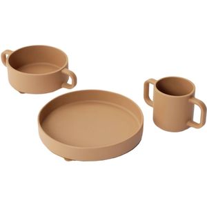 Everleigh & Me Bestek-Set - Silicone - 3 Onderdelen - Rust - Everleigh & Me - OneSize - Bestek-Set