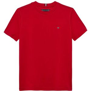 Tommy Hilfiger T-Shirt - Essential - Medium+ Rood - Tommy Hilfiger - 3 jaar (98) - T-Shirts