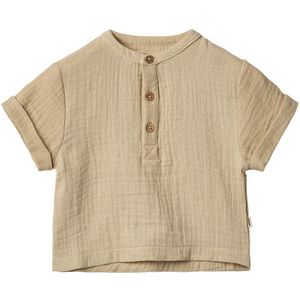 Wheat Overhemd - Mousseline - Svend - Soft Zand - Wheat - 68 - Hemd S/S