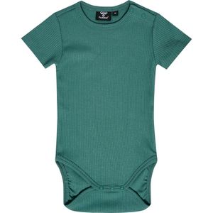 Hummel Romper s/s - hmlRene - Rib - Sea Grenen - Hummel - 62 - Romper S/S