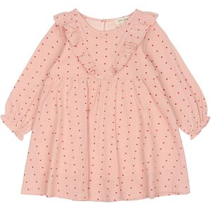 Petit Piao Jurk - Roze Heart m. Rushes - Petit Piao - 1½ jaar (86) - Jurk