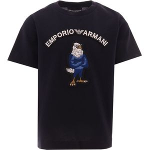 Emporio Armani T-Shirt - Navy m. Adelaar - Emporio Armani - 10 jaar (140) - T-Shirts