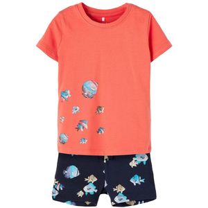 Name It Cadeaubox - NbmFasolle - T-Shirt/Shorts/Muts - Dark Sapp - Name It - 56 - Shorts