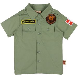 DYR Overhemd - DIERSafari - Sage - DYR - 7 jaar (122) - Overhemd