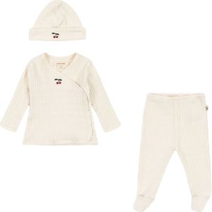 Konges Sløjd Set - Rib - Nia - Cherry m. Pointelle - Konges Sløjd - 50/56 - Shirts