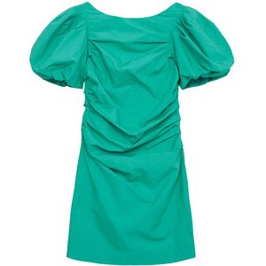 Designers Remix Jurk - Serena Puff - Turkoois - Designers Remix - 16 jaar (176) - Jurk