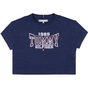 Tommy Hilfiger T-Shirt - 1985 Varsity Tee - Navy Reis - Tommy Hilfiger - 14 jaar (164) - T-Shirts