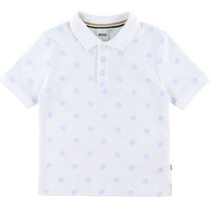 BOSS Polo - Wit/Blauw - BOSS - 12 jaar (152) - Polo