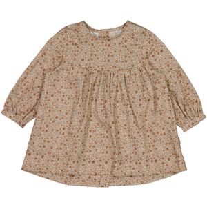 Wheat Jurk - Fenja - Rose Verwarde bloemen - Wheat - 74 - Jurk
