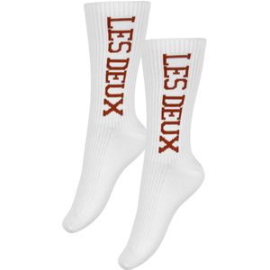 Les Deux Sokken - 2-pack - Duizeligheid Rib - White - Les Deux - 29/33 - Sokken