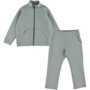 Emporio Armani Cardigan/Broek - Silver Blue - Emporio Armani - 12 mnd - Cardigan