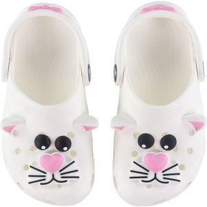 Crocs Sandalen - Classic+ IAM CAT Verstopping T - Wit/Roze - Crocs - 19/20 - Sandalen