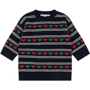 Konges Sløjd Jurk - Wol/Polyamide - Belou - Heart - Konges Sløjd - 2 jaar (92) - Jurk